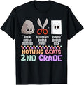 Back to School Nothing Beats Second 2nd Grade Game Kid T-Shirt