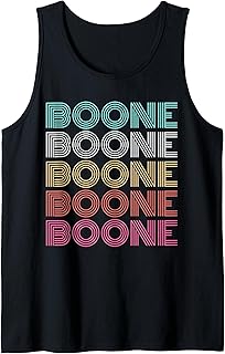 Boone Lovers Apparel for Men Women Boys Girls Tank Top