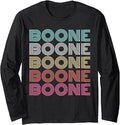 Boone Lovers Apparel for Men Women Boys Girls Long Sleeve T-Shirt