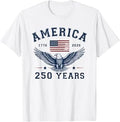 America USA 250th Anniversary Eagle 250 Years T-Shirt