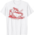 Sapphic Mermaid Lesbian Love Sapphic Subtle Fruity Month T-Shirt