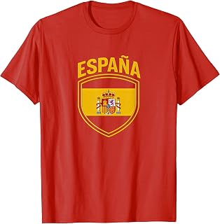 Spain Shirt with French Flag Outfit for Men Women Kids T-Shirt