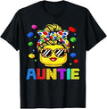 Auntie Master Builder Building Bricks Blocks Mothers Day T-Shirt