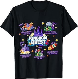 Vbs Kingdom Quest 2026 Vacation Bible School Church Camp T-Shirt