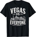Vegas vs Everyone Las Vegas Souvenir Nevada Pride T-Shirt