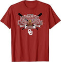 Oklahoma Sooners National Champs 2026 Baseball CWS Trophy T-Shirt