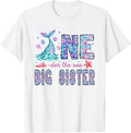 Oneder Under The Sea Big Sister 1st Birthday Girl Mermaid T-Shirt