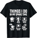Funny Chef Cooking Spare Time T-Shirt