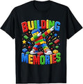 Building Memories Master Builder Dabbing Bricks Toys Blocks T-Shirt