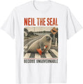 Neil the Seal Become Ungovernable Cute Animal Traffic Cone T-Shirt