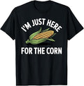 Funny Corn On The Cob Art for Men Women Kids Farmer Corn T-Shirt
