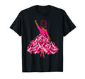 Black African American Breast Cancer Pink Ribbon Dress Unisex T-shirt, Sweatshirt, Hoodie (1)