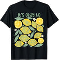 Cute Lemon Back to School Teacher It's Okay to Make Mistakes T-Shirt