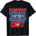 Mommy of The Birthday Boy Spider Web Birthday Party T-Shirt