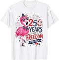Cute Patriotic Pink Flamingo 250 Years 1776-2026 T-Shirt