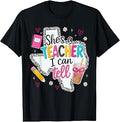 She's A Teacher I Can Tell Western Classroom Art T-Shirt