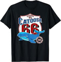 US HWY 66 Catoosa Oklahoma Centennial Blue Whale Souvenir T-Shirt