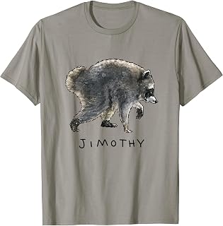 Funny Jimothy Trash Panda Watercolor T-Shirt