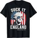 Suck It England Funny 4th of July George Washington 1776 T-Shirt