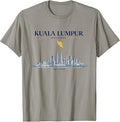 Kuala Lumpur Malaysia Vintage Skyline Retro Graphic T-Shirt