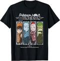 Delicious in Dungeon Ornate Frame Character Panels Anime T-Shirt
