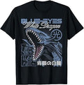 Blue-Eyes White Dragon Modern Collage Card Anime T-Shirt
