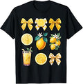 Funny Lemon Art for Women Girls Mom Lemonade Lover T-Shirt