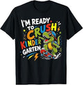 I'm Ready to Crush Kindergarten First Day of Boys Dinosaur T-Shirt