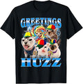 Greetings Huzz Funny Lollipop Cat Meme T-Shirt
