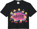 Lizzie McGuire Cartoon Lizzie Multi-Poses and Logo Comfort Colors Crop Top