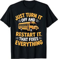 Funny Bus Driver Costume for Men Women Kids Bus Driver T-Shirt