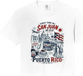 First Time in San Juan Puerto Rico PR Viral Meme Vacation Comfort Colors Crop Top