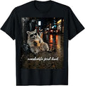 Somebody's Feral Aunt Raccoon Iced Coffee T-Shirt