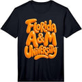 Florida A&M University FAMU Retro Bubble Letters Performance T-Shirt