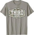 Camo Third Grade Teacher 3rd Grade Back to School Boys T-Shirt