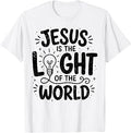 Jesus is The Light of The World John 8 12 VBS Illumination T-Shirt