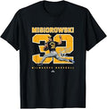 Jacob Misiorowski Number Portrait MLBPA Milwaukee Baseball T-Shirt
