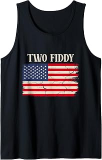 Two Fiddy 250th Anniversary 4th of July Tank Top
