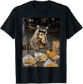 Funny Raccoon Eating Taco Meme Men Women Kids T-Shirt