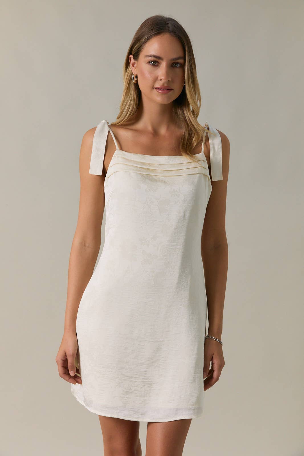 Sleeveless Cowl Neck Shoulder Straps Slip Dress