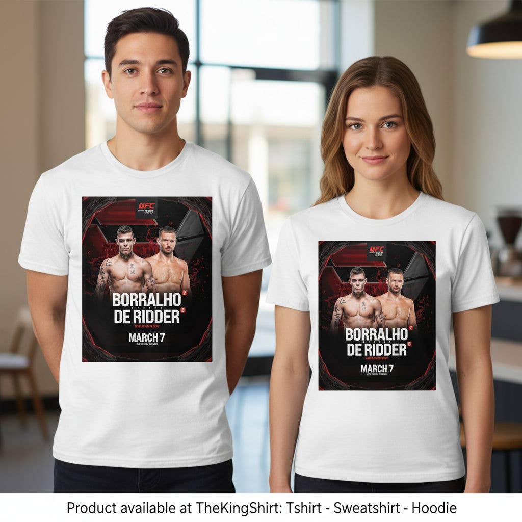 Ufc 326 Borralho Vs De Ridder Vegas Tee 2026
