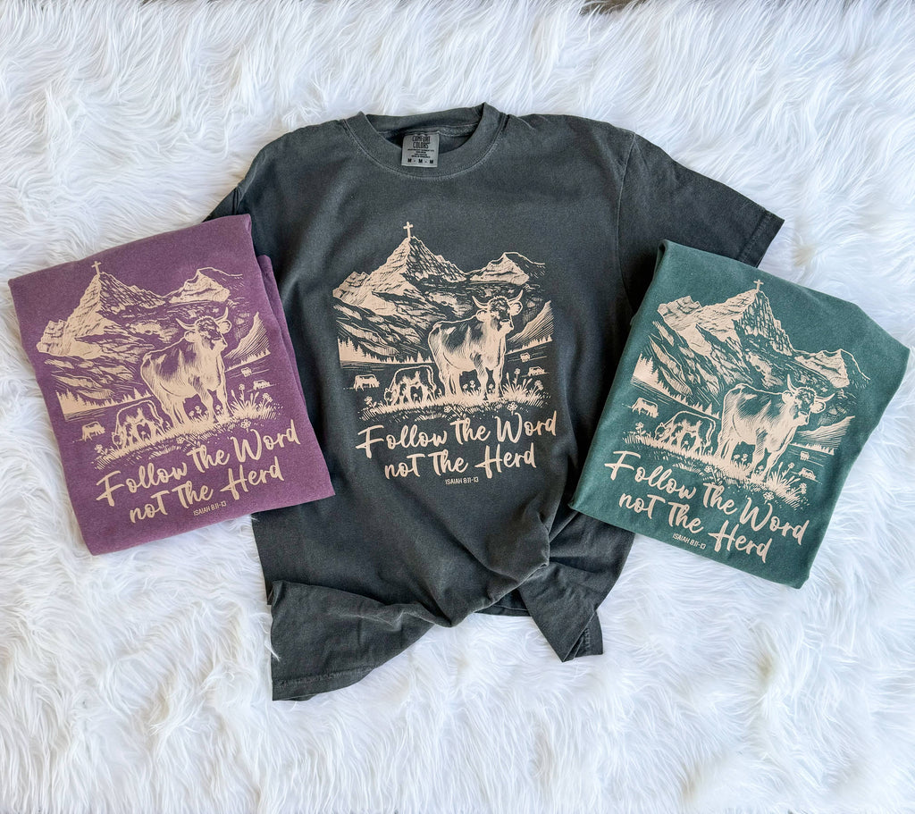Follow the Word Christian Tee - Faith Summer Graphic Tee