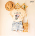 Vintage Rock and Roll Lips Shirt - Cute Concert Tee For Men