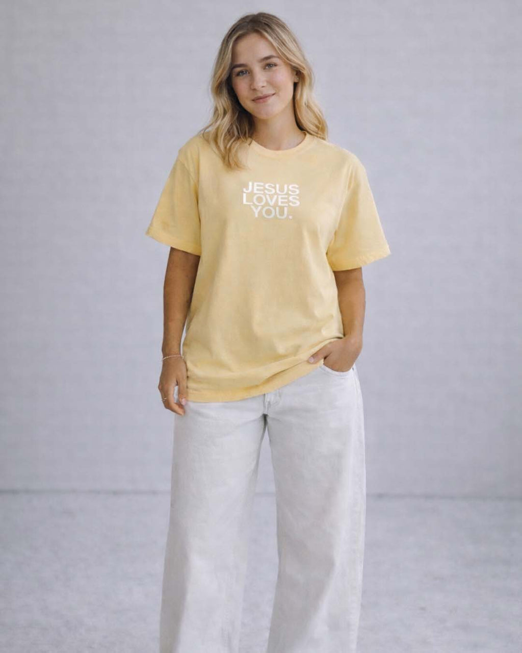 Comfort Colors Logo Tee || Buttercream