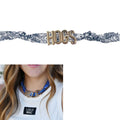 Team Charm Necklace-Hogs Black and White