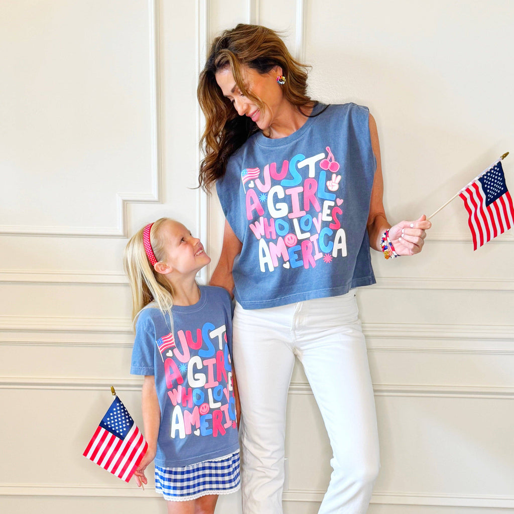 Just A Girl Who Loves America Youth & Adult