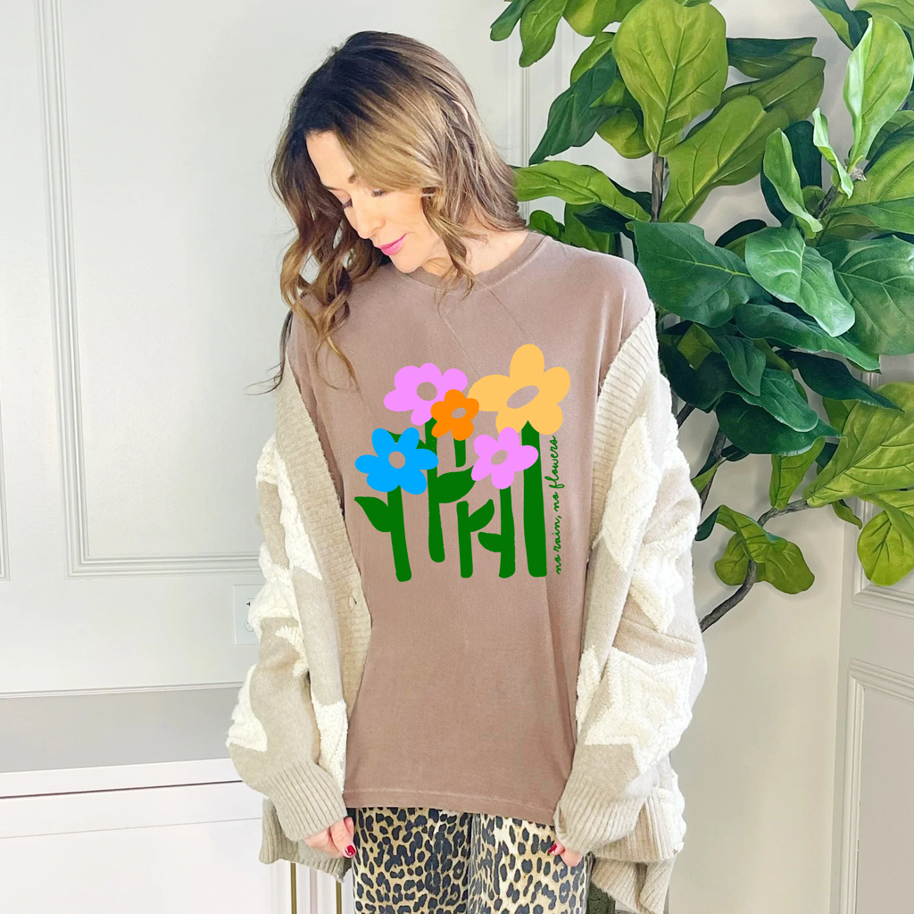No Rain, No Flowers Tee