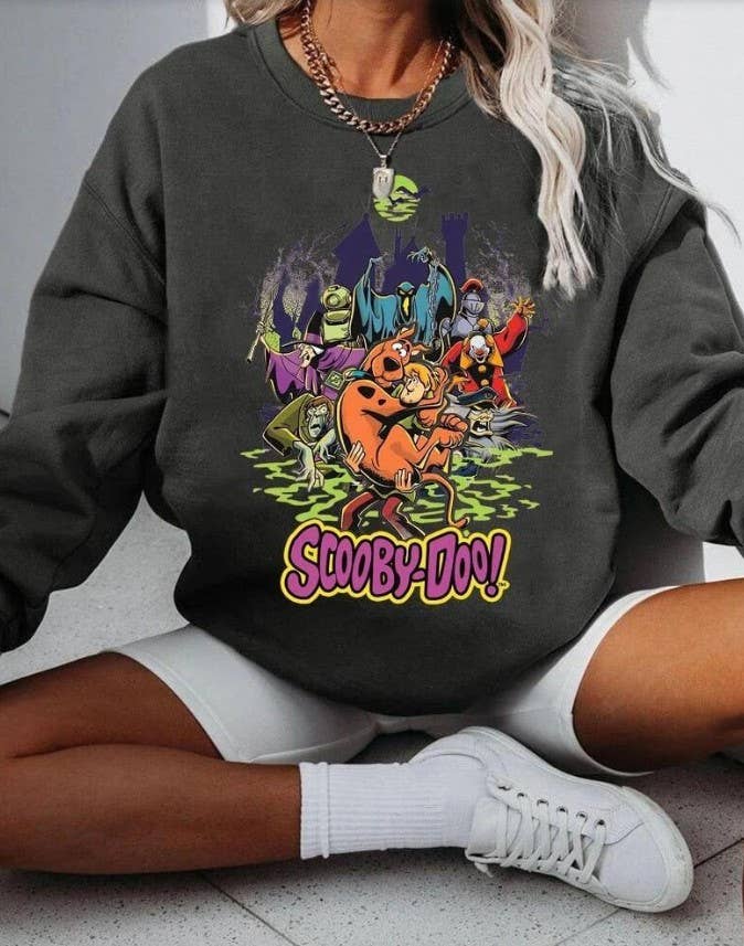 Scooby Doo Vintage Sweatshirt – Halloween Horror Hoodie