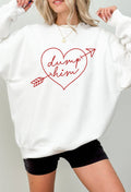Dump Him Distressed Graphic Sweater