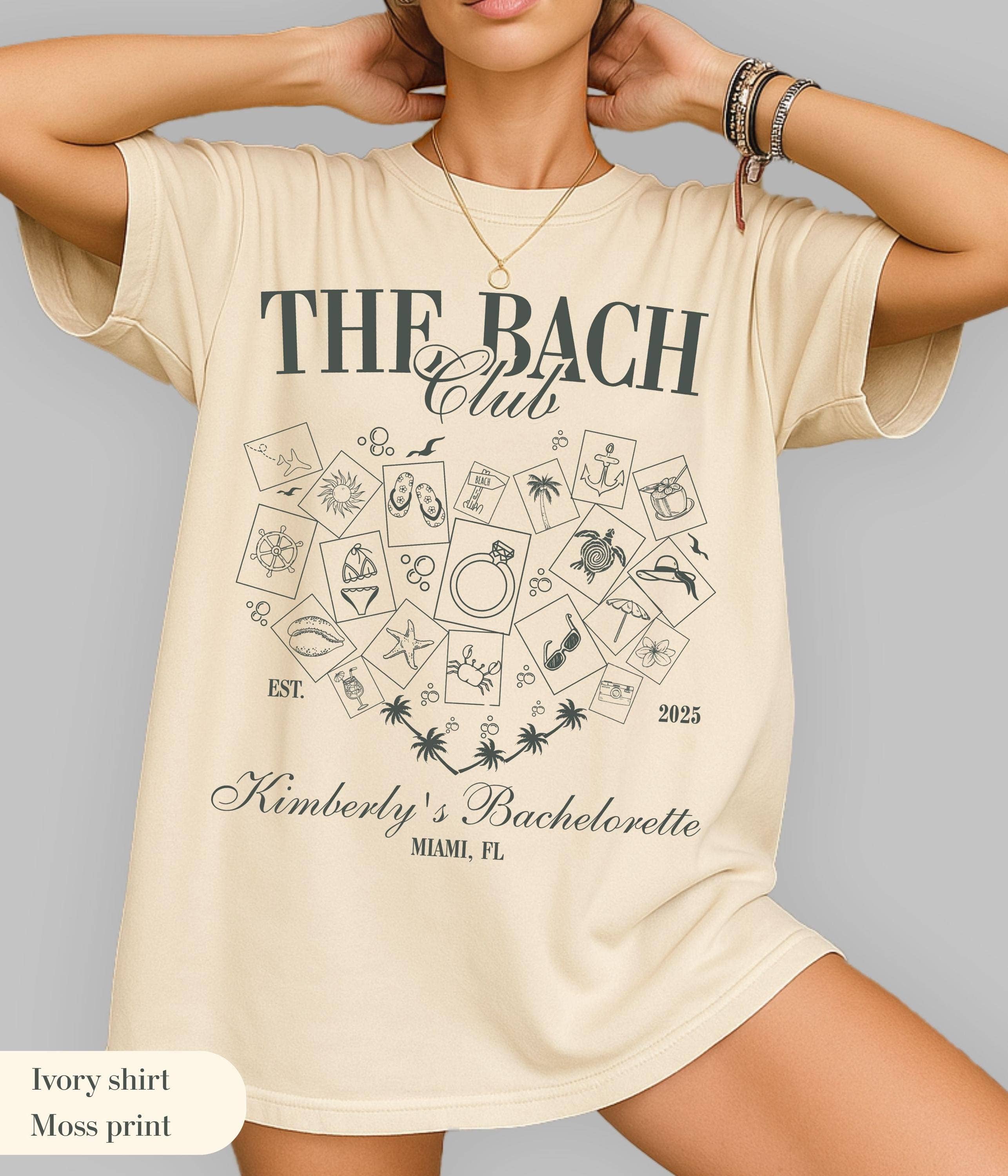 Bach Club Bachelorette Shirt - Custom Beach Party Tees